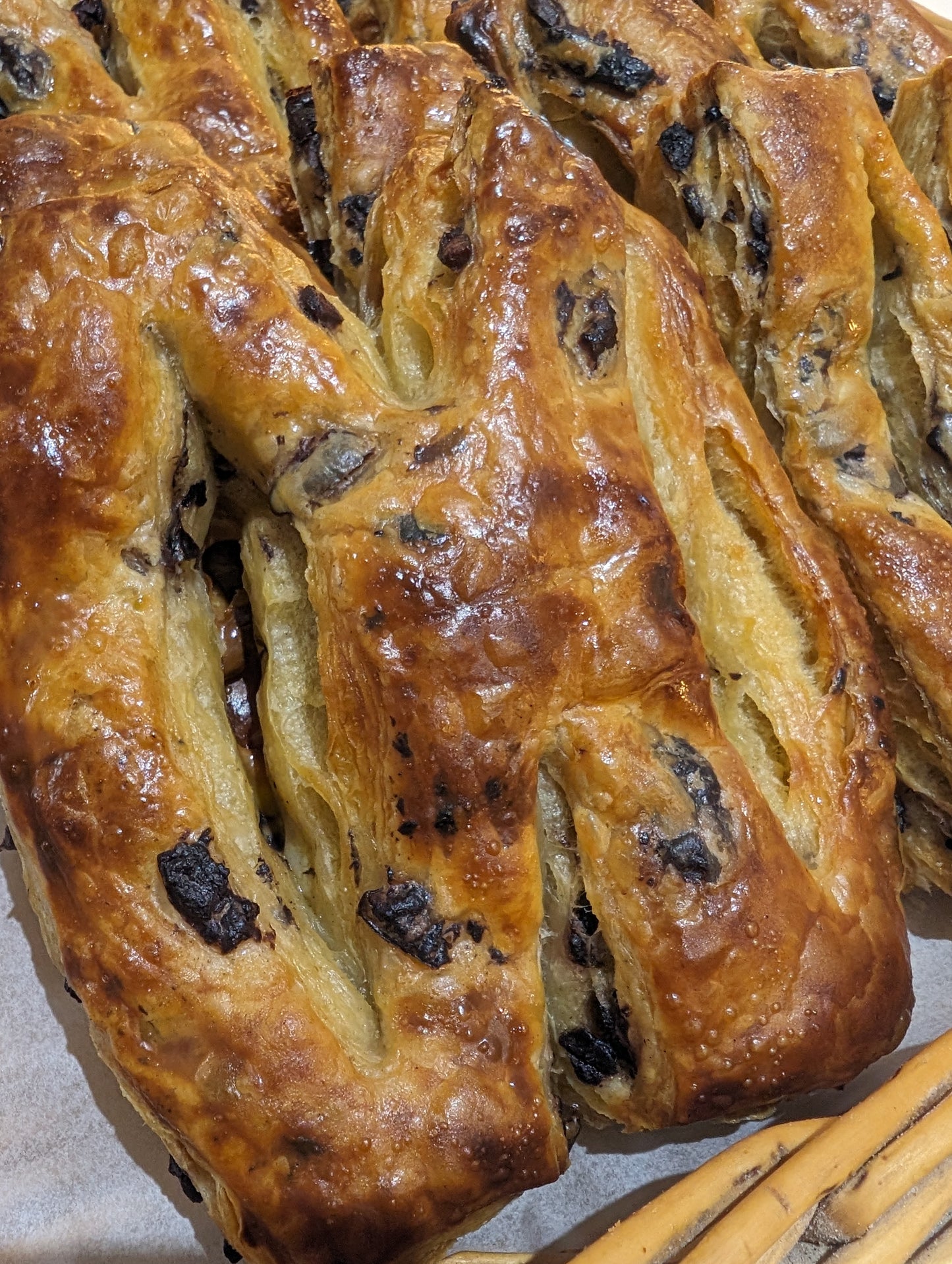 Fougasse aux olives bios